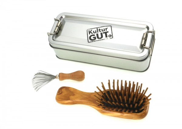 Olivenholzbürste klein mit Bürstenreiniger in Klappbox.jpg
