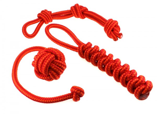 3er set Hundespielzeug Affenfaust Dummy Zugtau orange rot 10 mm.jpg