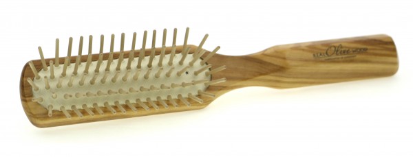 Olivenholz Bürste antistatisch Holz pins schmal.jpg