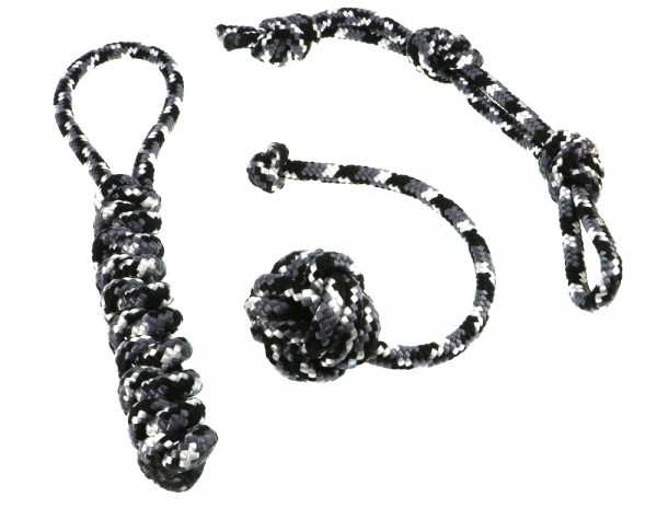 3er set Hundespielzeug Affenfaust Dummy Zugtau grau weiß schwarz 8 mm.jpg